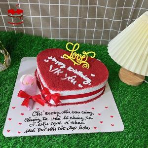 Bánh Kem Trái Tim Tặng Vợ - MK105